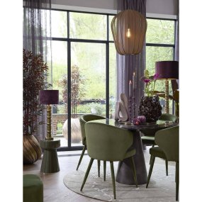 Plumeria Ø50 Vert foncé suspension De Light & Living - 