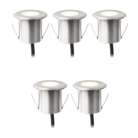 Dexter x5 Argent De Lightson - Grâce à sa construction robuste en aluminium brossé et à son indice de protection IP élevé (étanchéité), Dexter se sent aussi à l'aise sous le soleil brûlant de l'été que sous une épaisse couche de neige.