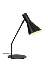 Ceres 46cm Noir lampe de bureau De Aneta Lighting - La lampe de table CERES est à la fois pratique et élégante et offre une lumière agréable pour travailler ou lire.