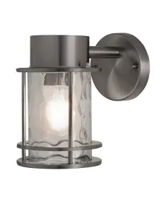 Post Acier inoxydable lampe d’extérieur De Ledvance - Fabriqué en acier inoxydable avec un dôme en verre transparent à l'aspect martelé, il offre un beau jeu de lumière et crée une atmosphère accueillante.
