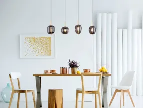 Blacky 110cm Laiton De Globo Lighting - Blacky takpendel &auml;r perfekt att placera &ouml;ver ett matbord och ger en j&auml;mn och behaglig belysning.