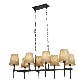 Gothic 90cm Noir suspension De Searchlight - Grâce à sa hauteur réglable, la suspension s'adapte facilement à l'espace : suspendue au-dessus de la table à manger pour une ambiance chaleureuse et chaleureuse, ou plus haut dans le salon pour créer une pièce maîtresse saisissante.