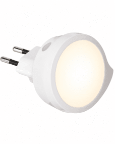 Veilleuse Sensor LED Blanc lampe pour enfant De Star Trading - Son capteur intégré détecte l'obscurité et allume automatiquement la lampe – idéale pour une utilisation nocturne.