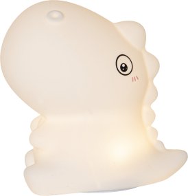Dinosaur Blanc lampe pour enfant De Star Trading - La veilleuse Dinosaur est une adorable veilleuse tactile qui diffuse une lumière douce et agréable.