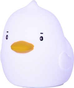 Duck Blanc lampe pour enfant De Star Trading - La batterie se recharge complètement en 2,5 à 3 heures environ et offre une autonomie de 9 à 10 heures.