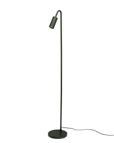 Curve vert foncé De By Rydéns - Il est fourni avec un c&acirc;ble en plastique noir de 2,5 m de long, un interrupteur au pied et une prise secteur.