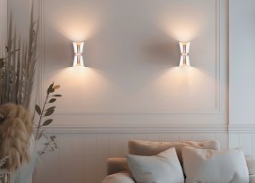 Coat 20cm Blanc applique murale De Trio Lighting - 