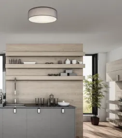 Sanna Ø40 Anthracite plafonnier De Globo Lighting - Den stilrena plafonden&nbsp;Sanna passar perfekt in i olika inredningsstilar.