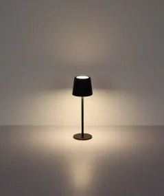 Vancouver 28cm Noir portable De Globo Lighting - Grâce à son indice de protection IP44, elle est également résistante aux éclaboussures, idéale pour une utilisation en intérieur comme en extérieur.