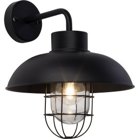 Portland Noir lampe d’extérieur De Brilliant - La lampe a un indice de protection IP44 et est protégée contre les projections d'eau, ce qui la rend idéale pour une utilisation en extérieur.