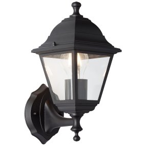 Nissie Noir lampe d’extérieur De Brilliant - Avec un indice de protection IP44, la lampe est protégée contre les projections d'eau et est idéale pour une utilisation en extérieur, même sur le toit.