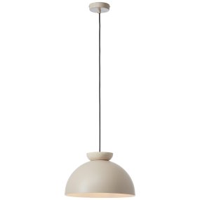 Nalam Ø35 Beige suspension De Brilliant - S'intègre parfaitement dans le salon, la cuisine ou la salle à manger et fournit une lumière uniforme et agréable.