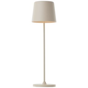 Kaami 37cm Beige portable De Brilliant - Avec son indice de protection IP44 &eacute;lev&eacute;, il est r&eacute;sistant aux intemp&eacute;ries et parfait pour une utilisation int&eacute;rieure et ext&eacute;rieure.