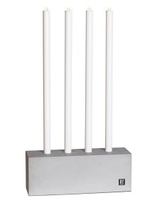 Raw Light Gris De By Rydéns - D&eacute;couvrez la fusion parfaite de la brutalit&eacute; industrielle et de l'&eacute;l&eacute;gance moderne avec le bougeoir Raw Light.
