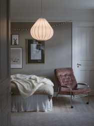 Tea Abat-Jour Excl. Suspension Ø43 Blanc suspension De PR Home - Le diam&egrave;tre de l'&eacute;cran est de 43 cm et la hauteur est de 42 cm.