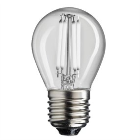 LED E27 boule 2W 2700K Dimmable Transparent De Unison - Dur&eacute;e de vie&nbsp;: 15&nbsp;000&nbsp;h.