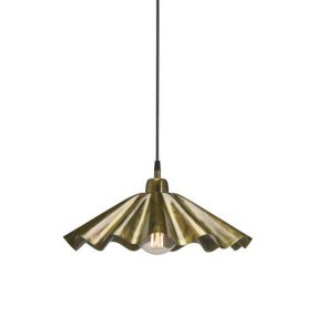 Aira Ø40 Laiton suspension De PR Home - Le laiton brûlé confère à la lampe une lumière chaleureuse et accueillante.