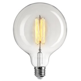 E27 Globe 2W 2200K Dimmable Transparent De Unison - La conception classique et le filament en spirale de la source lumineuse la rendent idéale pour les luminaires ouverts et les installations décoratives où l'esthétique et la qualité de la lumière sont primordiales.
