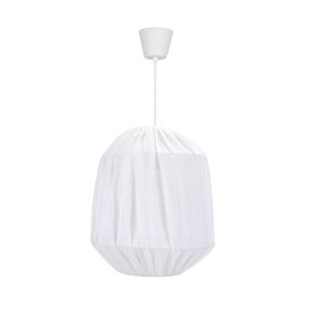 Molly Ø30 Blanc suspension De Oriva - Parfait pour les salons et les chambres, où il agit à la fois comme un rehausseur d'ambiance et un détail intérieur élégant.