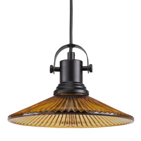 Debbie Ø21 Ambre lampe de fenêtre De Oriva - Debbie est une lampe de fen&ecirc;tre classique avec des d&eacute;tails de design industriel.