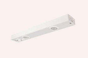 Emma 58cm Blanc De Llitt - Emma est une lampe de table &agrave; intensit&eacute; variable avec spots int&eacute;gr&eacute;s et prise de courant.