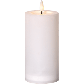 Flamme Saul 18cm Blanc lampe solaire De Star Trading - La bougie solaire Saul Flame est une bougie en plastique blanc, id&eacute;ale pour les lanternes ou comme &eacute;l&eacute;ment de d&eacute;coration, par exemple sur une terrasse ou un balcon.