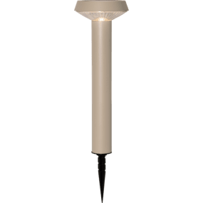 Casa 45cm Beige lampe solaire De Star Trading - Cette borne lumineuse solaire est id&eacute;ale pour les entr&eacute;es ou les jardins.