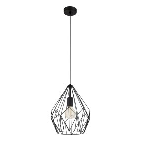 Carlton Ø30 Noir De Eglo - Elle est id&eacute;ale pour apporter une touche tendance et raffin&eacute;e au-dessus d'une table &agrave; manger ou dans un salon.