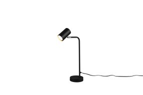 Marley 45cm Noir lampe de bureau De Trio Lighting - La tête de lampe est réglable et peut être orientée vers le haut et vers le bas, ce qui la rend parfaite comme accroche-regard sur le bureau ou comme éclairage d'accentuation au bureau.