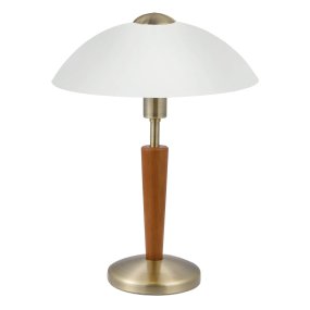 Solo 35cm Bronze lampe de table De Eglo - Solo 1 est une lampe de table &eacute;l&eacute;gante avec fonction de variateur tactile qui vous donne un contr&ocirc;le total sur la luminosit&eacute; d'un simple toucher.