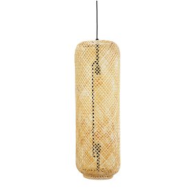 Boom Ø30 Nature suspension De Dyberg Larsen - Avec son motif tissé à la main, il ajoute une touche naturelle et légère à l'intérieur et est parfait pour créer une atmosphère chaleureuse.