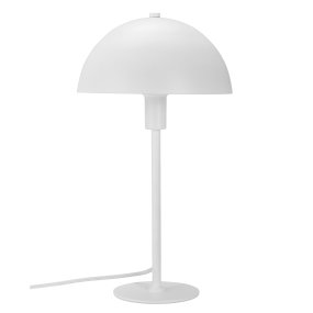 Stockholm 40cm Blanc lampe de table De Dyberg Larsen - La petite lampe de table blanche de la série Stockholm d'une hauteur de 38 cm est idéale comme source de lumière sur la bibliothèque, sur une étagère étroite, le rebord de la fenêtre, la table de chevet et bien d'autres endroits.