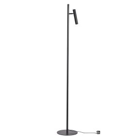 Carlo 1 Noir De Dyberg Larsen - Il dispose d'une LED intégrée et d'un variateur continu contrôlé par un bouton tactile.