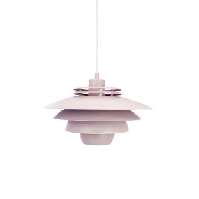 Ejka Ø30 Rose suspension De Dyberg Larsen - Découvrez la suspension Ejka Mini, une lampe design danoise au style intemporel qui s'intègre parfaitement dans la maison nordique.