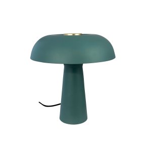 Iris 28cm Vert lampe de table De Dyberg Larsen - Avec sa forme unique et sa combinaison de couleurs et de matériaux de bon goût, il devient un élément élégant dans tous les types d'intérieurs.