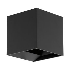 Calpino Anthracite lampe d’extérieur De Eglo - Son &eacute;clairage LED int&eacute;gr&eacute; diffuse une lumi&egrave;re blanche chaude et agr&eacute;able, &eacute;clairant la fa&ccedil;ade vers le haut et vers le bas.