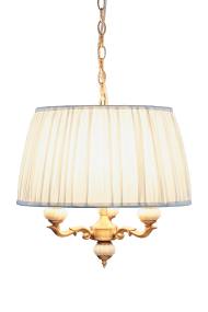 Toulouse Ø45 Or suspension De Aneta Lighting - La suspension Toulouse séduit par son design classique et élégant, orné de détails décoratifs et de courbes douces.