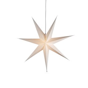 Étoile En Papier Ø78 Blanc De Konstsmide - Son design simple et raffin&eacute; diffuse une lumi&egrave;re douce et agr&eacute;able, cr&eacute;ant une atmosph&egrave;re harmonieuse pendant l'Avent et No&euml;l.