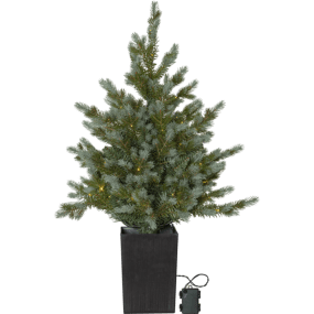 Greyland 95cm Vert De Star Trading - L'&eacute;pic&eacute;a Greyland est constitu&eacute; d'un m&eacute;lange de pointes en PE et de pointes en PVC avec un bel aspect vert-vert.