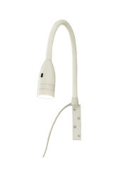 Sensilo Blanc lampe de lecture De Aneta Lighting - La source lumineuse LED est incluse, a une durée de vie de 50 000 heures, mais n'est pas remplaçable.