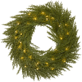 Thuja Ø45 Vert De Star Trading - La couronne de thuya a des branches qui ressemblent &agrave; des aiguilles de thuya et sont fabriqu&eacute;es en mat&eacute;riau PE, ce qui est un bon choix respectueux de l'environnement.