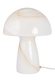 Fungo Swirl 42cm Beige De Globen Lighting - Chaque lampe est unique, ce qui entra&icirc;ne des variations de couleur, d'&eacute;paisseur de verre et de motif.