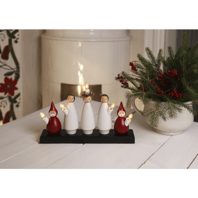 Lucia Choir Polyvalent De Star Trading - Livr&eacute; avec un c&acirc;ble blanc de 1,8 m, un interrupteur d'alimentation et une prise.