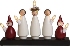 Lucia Choir Polyvalent De Star Trading - Livr&eacute; avec un c&acirc;ble blanc de 1,8 m, un interrupteur d'alimentation et une prise.