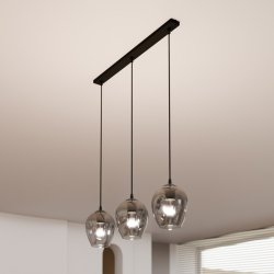 Istar 70cm Couleur fumée suspension De Emibig Lighting - Istar est une collection de plafonniers polyvalente et intemporelle.