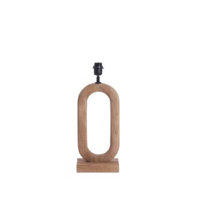 Paceco 44cm Bois pied de lampe De Light & Living - 