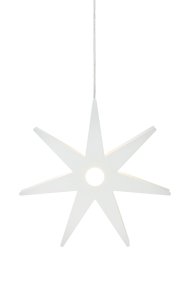 Origo Ø37 Blanc De Markslöjd - L'&eacute;toile de l'Avent Origo est une &eacute;toile de No&euml;l &eacute;l&eacute;gante et moderne en m&eacute;tal blanc, qui cr&eacute;e une ambiance chaleureuse dans votre int&eacute;rieur.