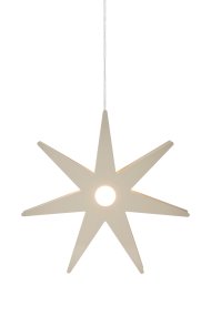 Origo Ø37 Greige De Markslöjd - L'&eacute;toile de l'Avent Origo est une &eacute;toile de No&euml;l en m&eacute;tal gris-beige, &eacute;l&eacute;gante et moderne, qui cr&eacute;e une ambiance chaleureuse dans votre int&eacute;rieur.