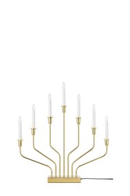Brosa XL Laiton De Markslöjd - Placez-le &agrave; la fen&ecirc;tre ou sur un buffet dans le salon et cr&eacute;ez une ambiance festive pour les f&ecirc;tes.