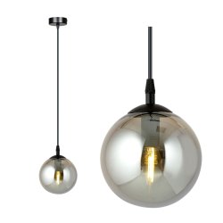 Cosmo Ø12 Couleur fumée suspension De Emibig Lighting - TRAKER est un plafonnier en forme d'araignée qui offre de nombreuses possibilités de conception grâce à ses longs câbles.